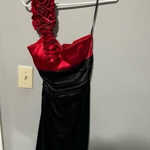 Black and red dress